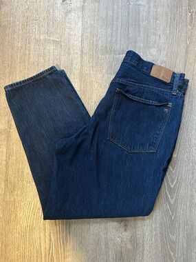 Madewell Baggy Tapered Jeans High Rise Blue Denim Size 31 Relaxed Fit Trendy